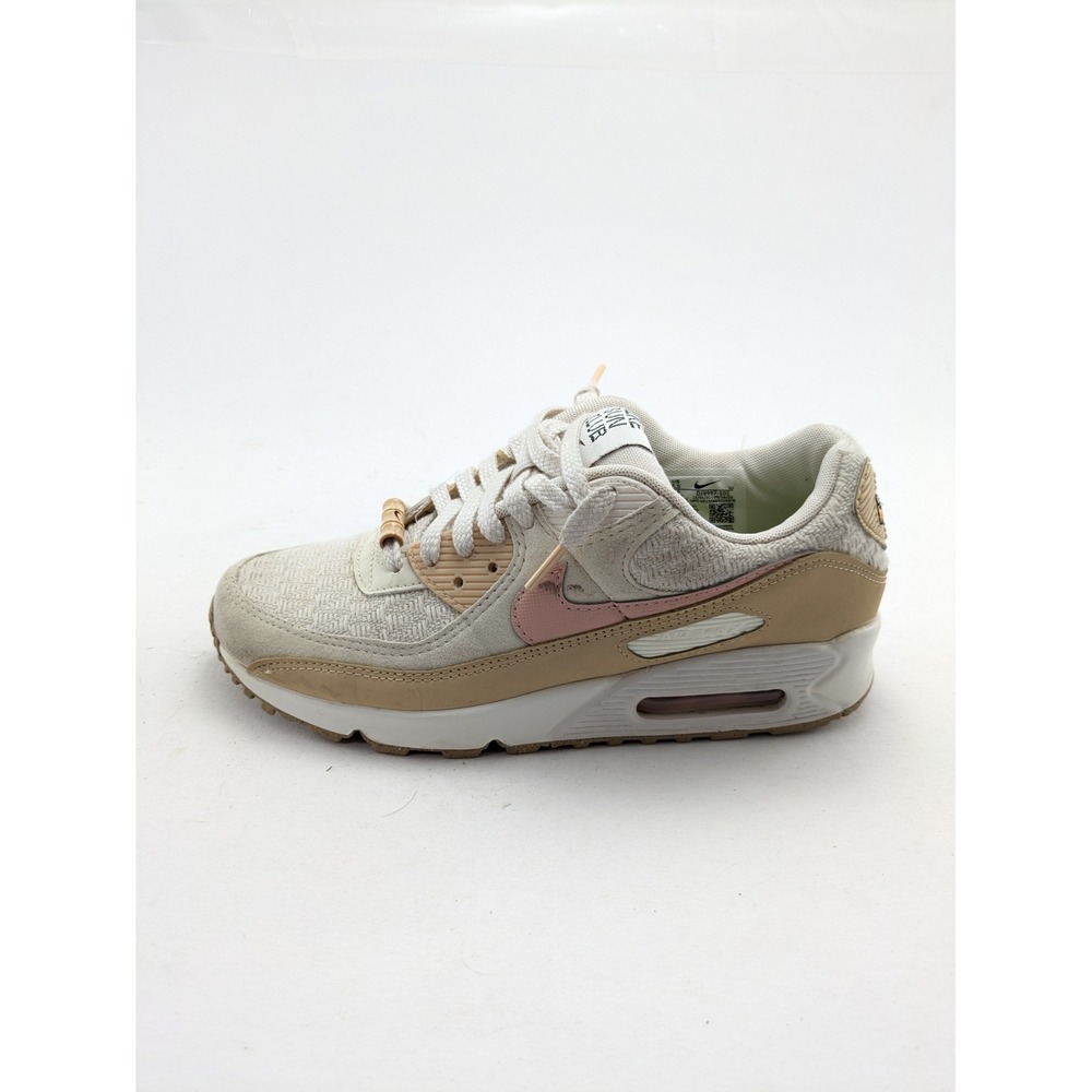 Womens Nike Air Max 90 SE Sun Club Beige White Casual Shoes DJ9997-101 Size 8.5 - Picture 2 of 7